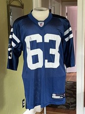 NFL Authentics Jeff Saturday Indianapolis Colts Jersey sz L