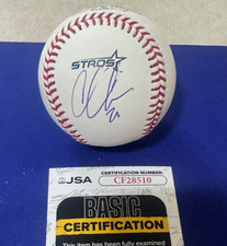 Houston Astros CHAS MCCORMICK  Signed 2025 City Connect  Baseball Ball JSA