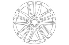 42611-60620 Toyota Wheel Disc 4261160620 Genuine OEM Part for sale