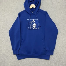 Duke Blue Devils Hoodie Men Medium Blue Pullover NCAA College