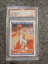 O.J. Mayo RC 2007 Topps McDonald's All-American PSA 9