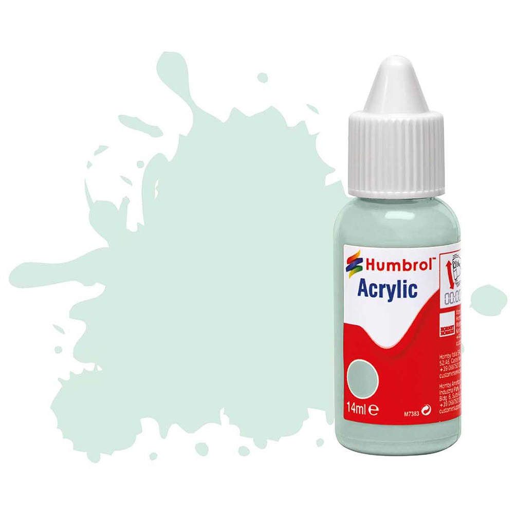 Humbrol Acrylic Paint, No 23 Duck Egg Blue Matt, 14 ml (Pack of 1) | Matt (14ml), Acrylic Paints for Models, Plastic, Metal, Wood, Glass, Ceramics and More, Touch Up Coat - Image 7