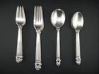 VINTAGE ROYAL DANISH BY INTERNATIONAL STERLING NO MONO 33 PIECES PLUS BONUS!