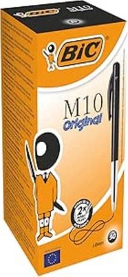 5x NEU ORIGINAL BIC CLIC M10 KUGELSCHREIBER KUGELSCHREIBER BIRO 1,0mm MITTEL SCHWARZ