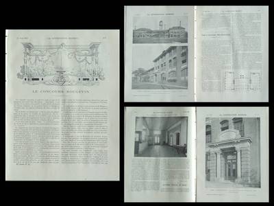 DER MODERNE BAU Nr. 22 1914 CLEVELAND, ROBERT KOHN, JUVISY BRUNNEN