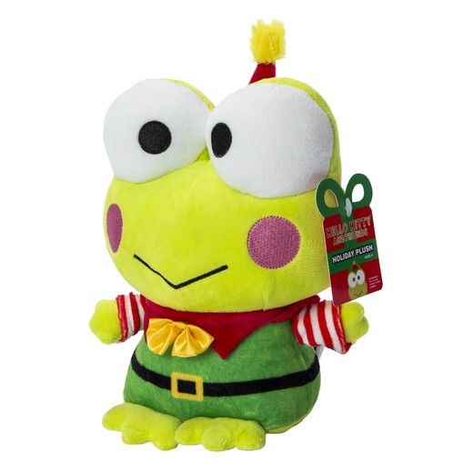 Hello Kitty & Friends 9" Keroppi Sanrio  Elf Outfit Holiday Christmas New w Tags