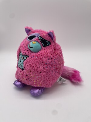 Misfittens GIBSON Series 3 Pink Wild Cat Kitty 10'' Stuffed Animal Plush