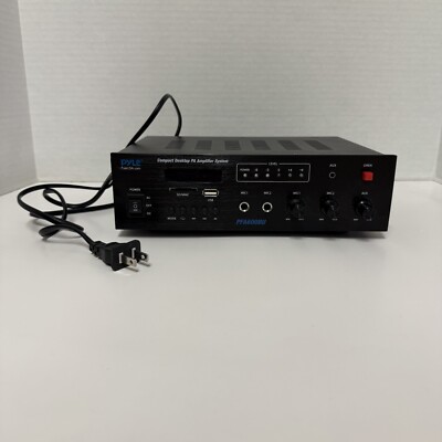 PyleUSA PFA600BU Compact PA Amplifier