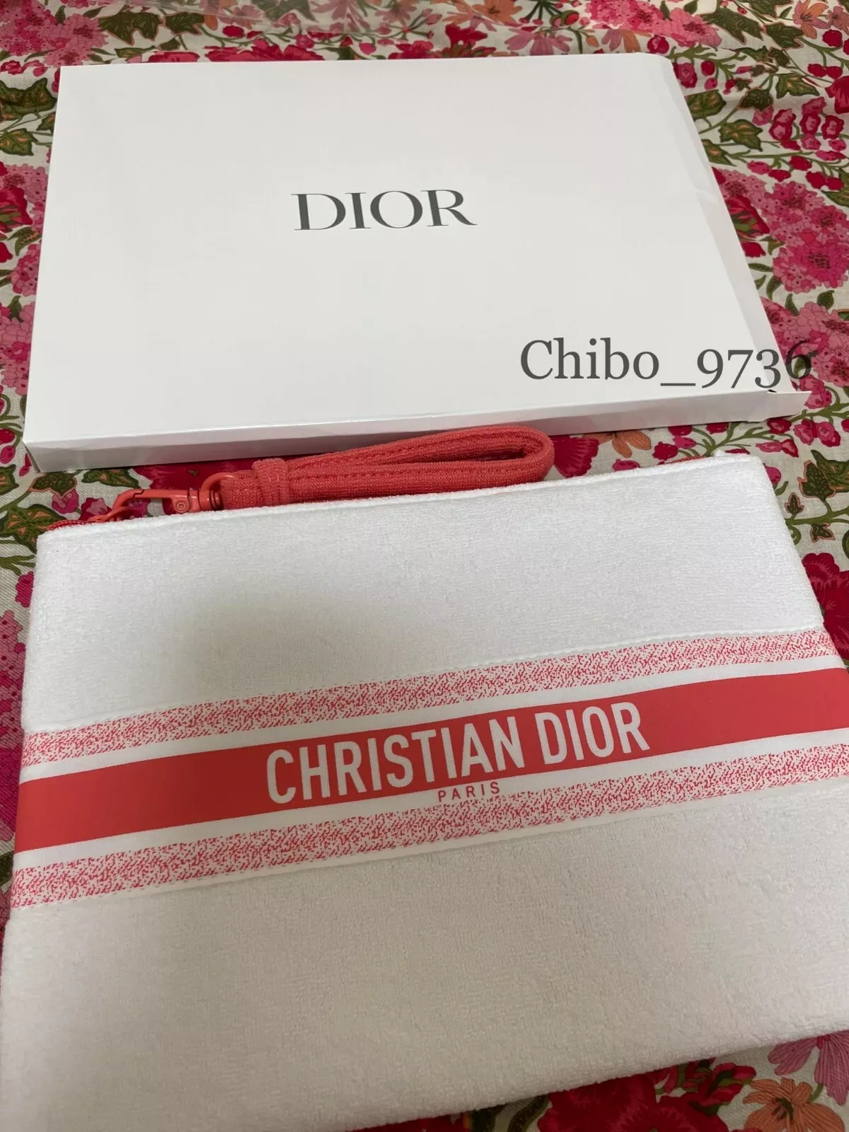 Tissu serviette pochette nouveauté Christian Dior Summer 2024 17 × 24 cm