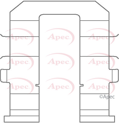 APEC REAR ACCESSORY KIT DISC BRAKE PAD FOR KIA CARNIVAL  GRAND CARNIVAL