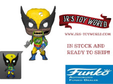 Funko Pop! Figura Vinilo Marvel Zombies Wolverine GITD Entretenimiento Tierra
