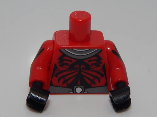 Lego Star Wars Mechanical Darth Maul Chest Gray and Silver Collar Torso A28