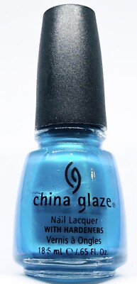 China Glaze Nail Polish   beauty and the beach 563   aqua blue turquoise