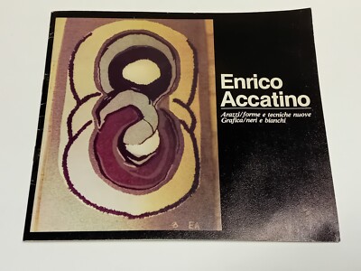 ENRICO ACCATINO Arazzi/forme e tecniche nuove Grafica/neri bianchi 1977 Valenza 