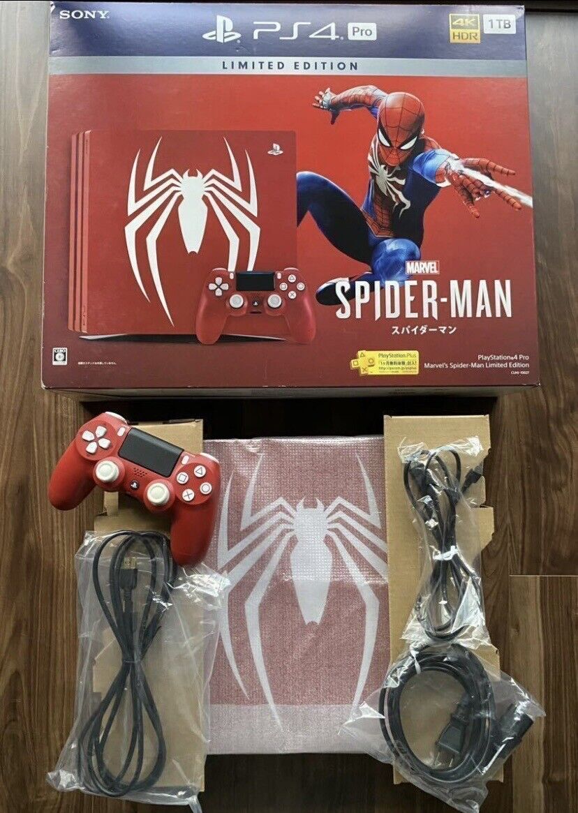 PlayStation 4 Pro PS 4 Marvel's Spider-Man Limited Edition 1TB | eBay