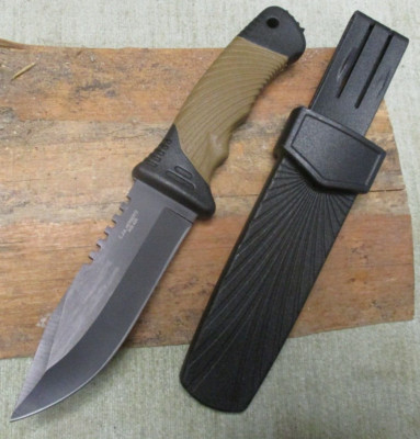 HERBERTZ Outdoor Survival Anglermesser Jagd- Gürtelmesser Arbeitsmesser 585412