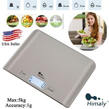 Himly  EK8830H Food Scale Digital 1g Precision 11lb, Kitchen Scale for Cooking