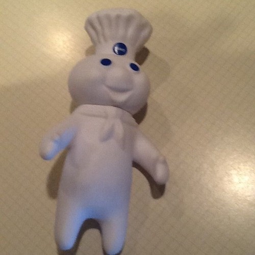 VINTAGE PILLSBURY DOUGH BOY RUBBER DOLL 