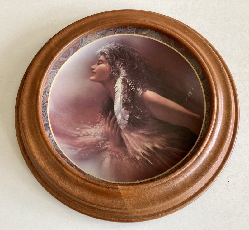 The Promise Native Beauty Bradex Limited Edition Collector Plate # 1789J
