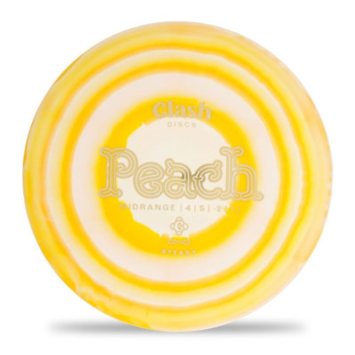 Clash Discs - Peach - Steady Ring - Understable Disc Golf Midrange (Colors Vary)