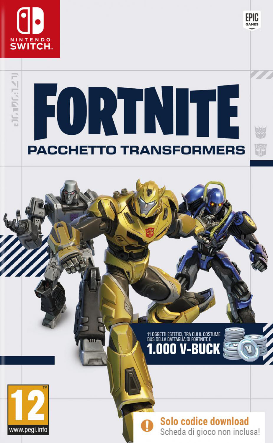 Fortnite Pacchetto Transformers per Nintendo Switch SWSW1550 Epic Games