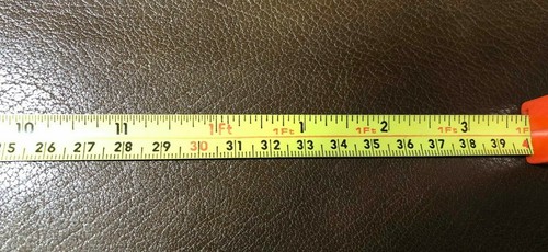 Vintage Tru-Test Red Hard Plastic Tape Measure USA 10' Ft - Picture 3 of 3