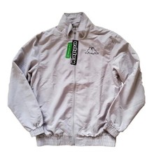 Image of KAPPA Jacket Windbreaker Mens M Light Grey Lightweight Mesh Lined New With Tags