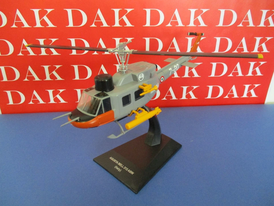 Die cast 1/72 Modellino Elicottero Helicopter Agusta Bell 212 ASW Marina Italy - Immagine 2 di 4