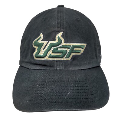 USF Bulls Slideback Hat Black OSFA Embroidered Logo '47 Brand NCASA