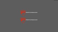 Ducati Performance carbon parts 2 colors decals X2 stickers stickers ステッ