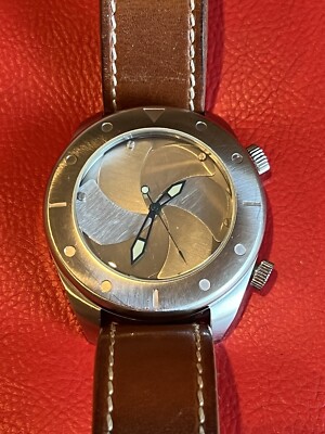 ANDROID Ninja Throwing Star Skeleton AD526BS Automatic In Great Condition