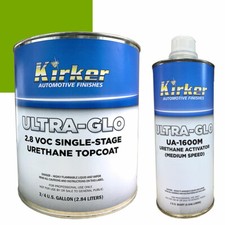 0.75 Gallon Kirker Ultra-glo Car Paint Sublime Green Ua-31240 With Med Activator