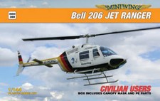 Miniwing-Plastic mini 369 1:144 Bell 206 Jet Ranger / Civilian users