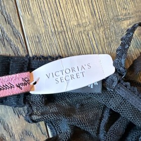 NWT Victoria's Secret Sexy Little Things 34B Black Lingerie~ NEW! Polka Dots