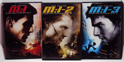 MISSION IMPOSSIBLE 1 2 3 Trilogy DVDs I II III Tom Cruise Maggie Q Ving Rhames