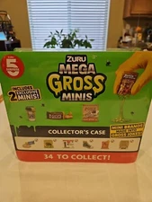 ZURU 5 SURPRISE MEGA GROSS MINIS COLLECTOR'S CASE INCLUDES 2 EXCLUSIVE MINIS NEW