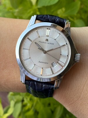 Maurice Lacroix Watch PT6048 Automatic Date Mens 40mm Swiss Made