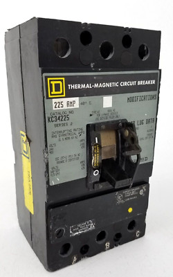 KCL34225 Square D 225 Amp Circuit Breaker 480V - Next Day Option