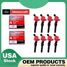 Juego de 8 bobinas de encendido de alto rendimiento DG-508R + 8 bujías Motorcraft SP-479