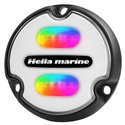 HELLA Marine 16146011 A1 Navigation Light - RGB, Plastic, Black, White Lens,