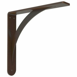 8 In X 8 Inch Bronze Counter Top Support Bracket Heavy Duty Steel