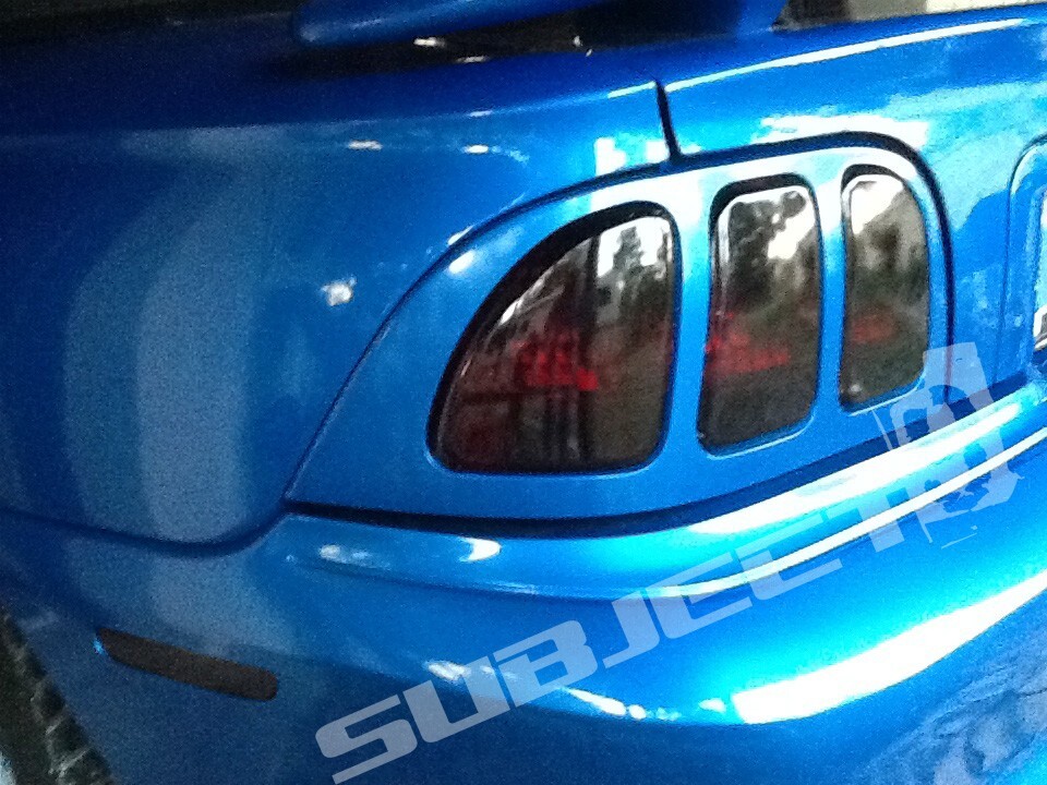 Mustang Tail Light Tint Smoked Tail Light Vinyl Overlays For 1999-2004 Ford Mustang - Precut Blackout Tint Covers Tail Lights For Ford Edge - Foto 8