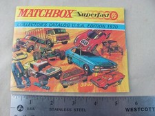 MATCHBOX COLLECTORS CATALOGUE  1970  ~Vintage