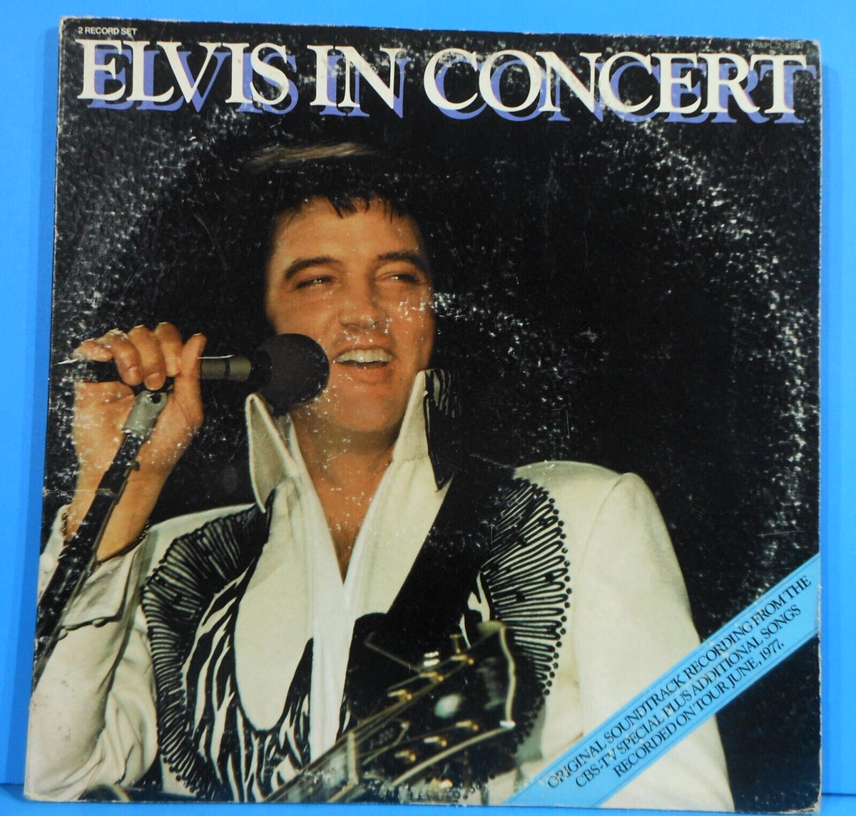 エルビス・プレスリー１９７７年製 ELVIS PRESLEY ELVIS IN CONCERT 2X LP 1977 ORIGINAL PRESS NICE