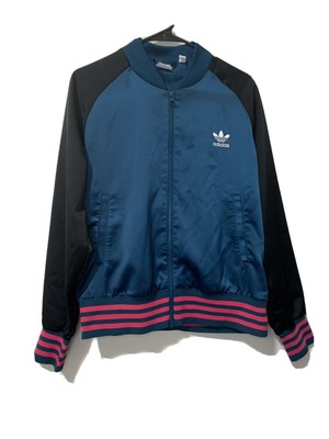adidas satin bomber jacket