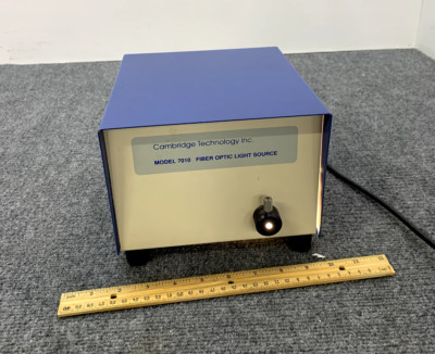Cambridge Technology 7010 Fiber Optic Light Source 120Vac 60Hz w/ Power Cord