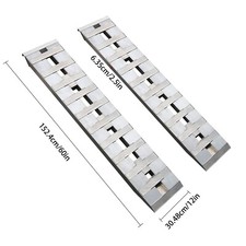 Truck Car Auto Trailer Ramps Universal Hook Aluminum Loading Ramps 2.72t6000lbs