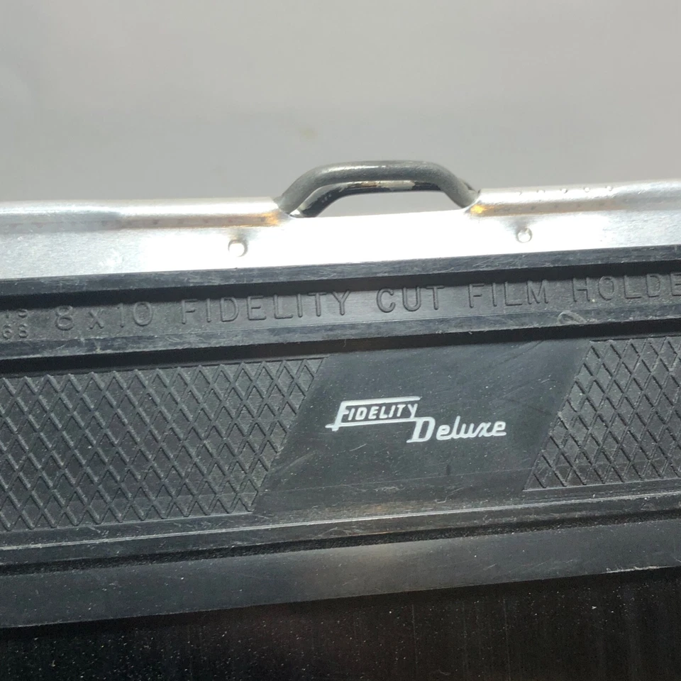 8x10 large format sheet film holder, Fidelity Delux, for view camera, Good Cond. - Image 2 of 4