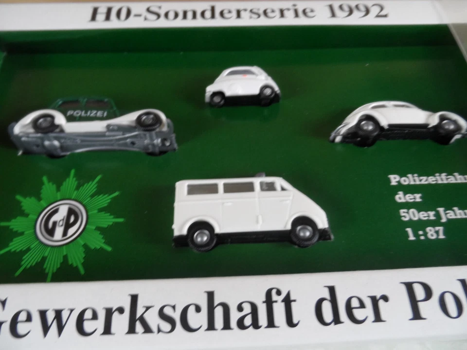 Praline Sonderserie 1992 Polizeifahrzeuge der 50er Jahre OVP 1:87 Spur H0  #84 - Bild 4 von 4