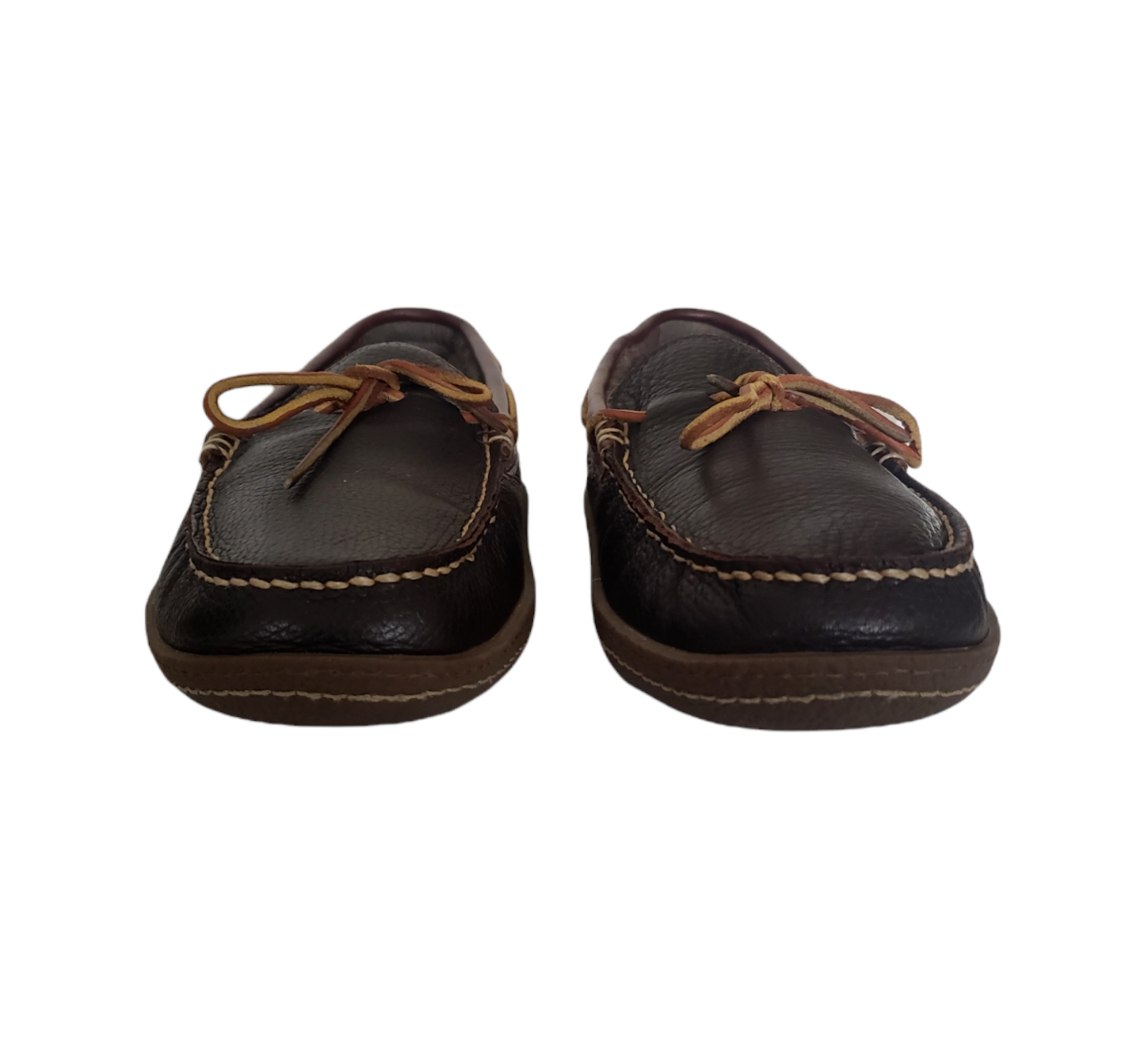 LL Bean Handsewn Moccasin Slippers Men’s Size 11 M Flannel Lined